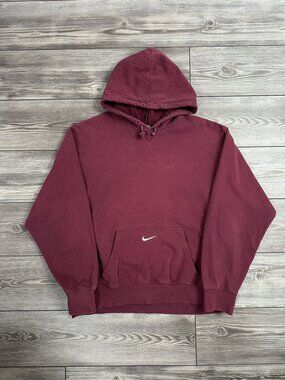 Vintage Y2K Nike Pocket Center Swoosh Essential Hoodie